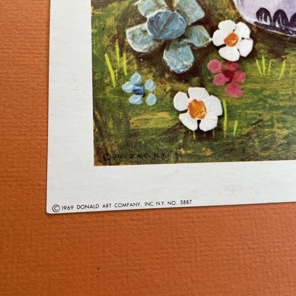 Edna Vierra Print Lot Lion Owl Elephant 1970s Kitsch Retro Decor - Picture 8 of 11